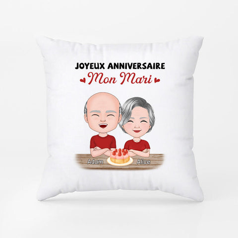 Texte touchant pour anniversaire pour son homme Coussin Joyeux Anniversaire Mon Copain/Mon Mari Personnalisé