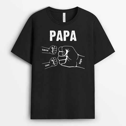 top 10 cadeau pour papa t-shirt personnalisé poings