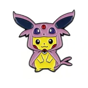 Poncho Pikachu Espeon enamel pin - Kawaii Xo