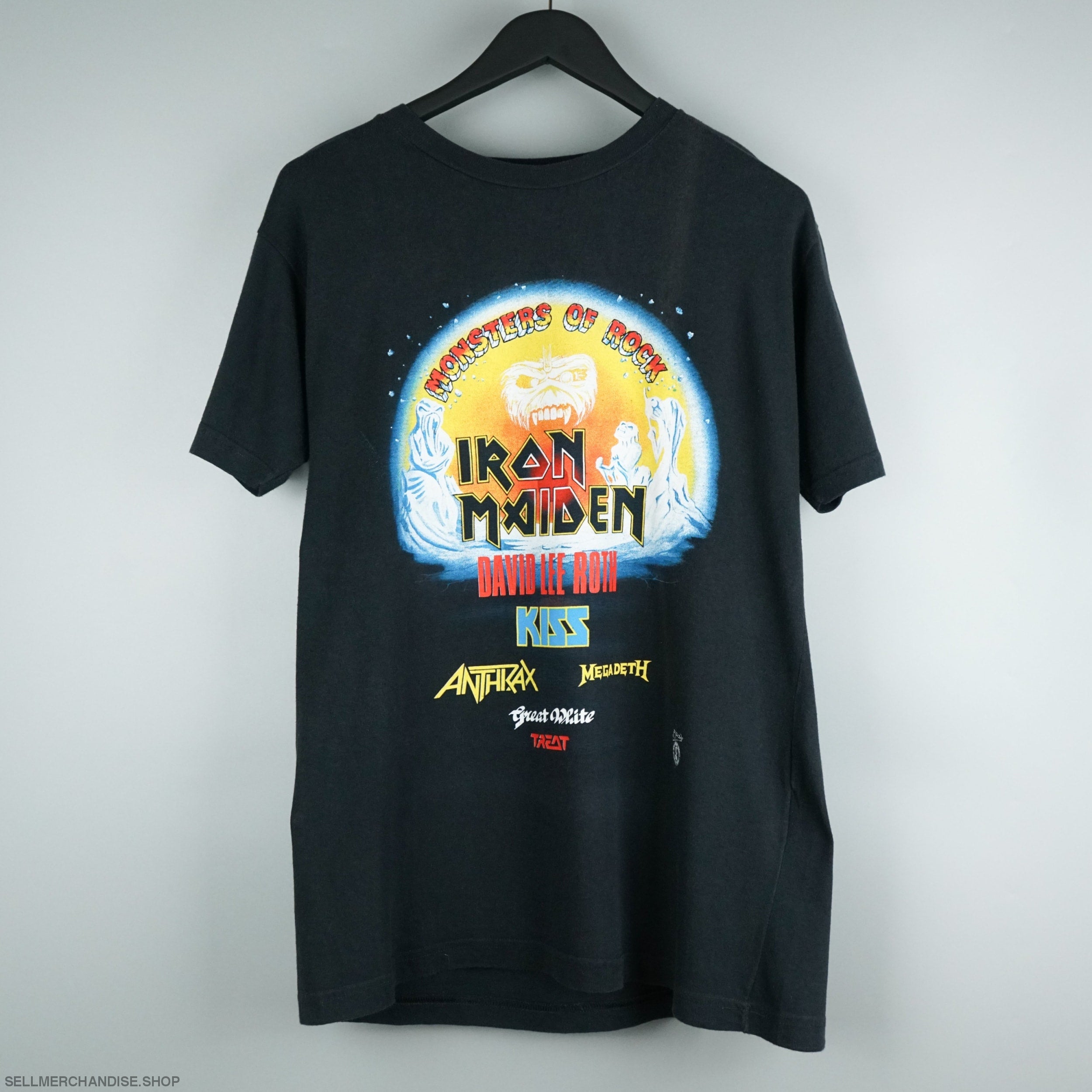 USED IRON MAIDEN ロックTシャツ 期間限定送料無料 - トップス