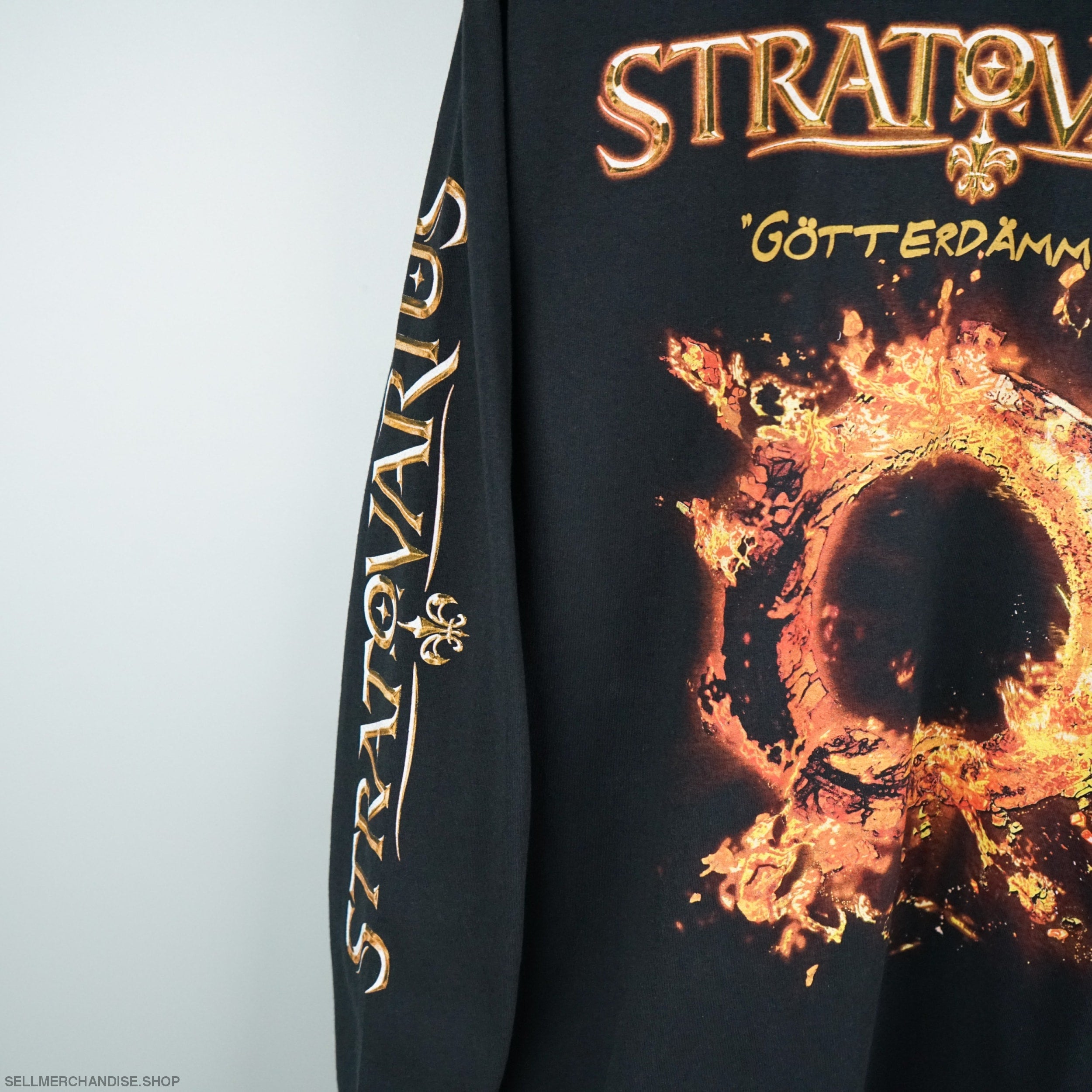 New Stratovarius The Chosen One Album Cover Men's Black T-Shirt
