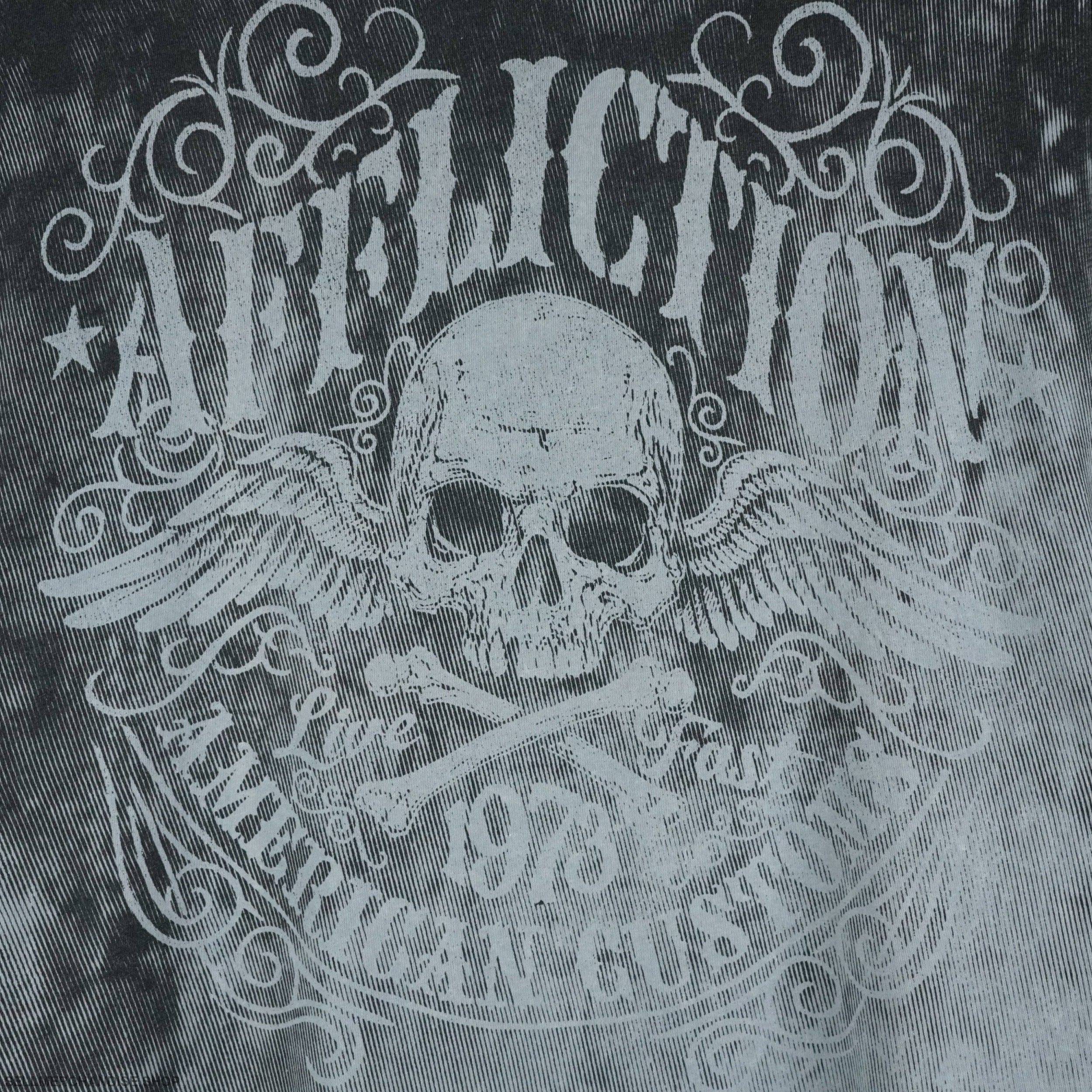 Vintage Y2K Distressed Affliction American Customs Seek & Destroy