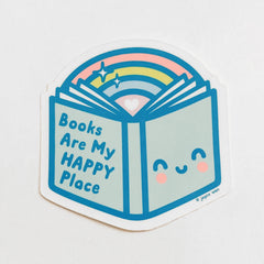 books happy place decal