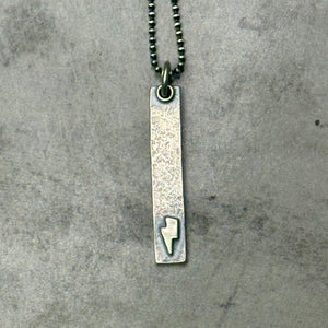 Lightning Tag Necklace - Shasta Brooks Studio LLC