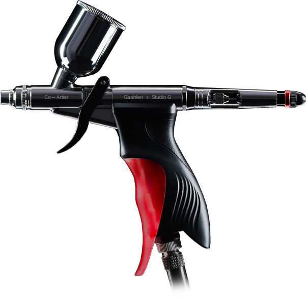 Gaahleri Airbrush Kit, Airbrush Gun for Multi-Purpose Dual-Action, Cutaway  Handle, 0.38 mm Needle Set and Gravity Fluid Cup 1/3 oz, Make-up Nail Art