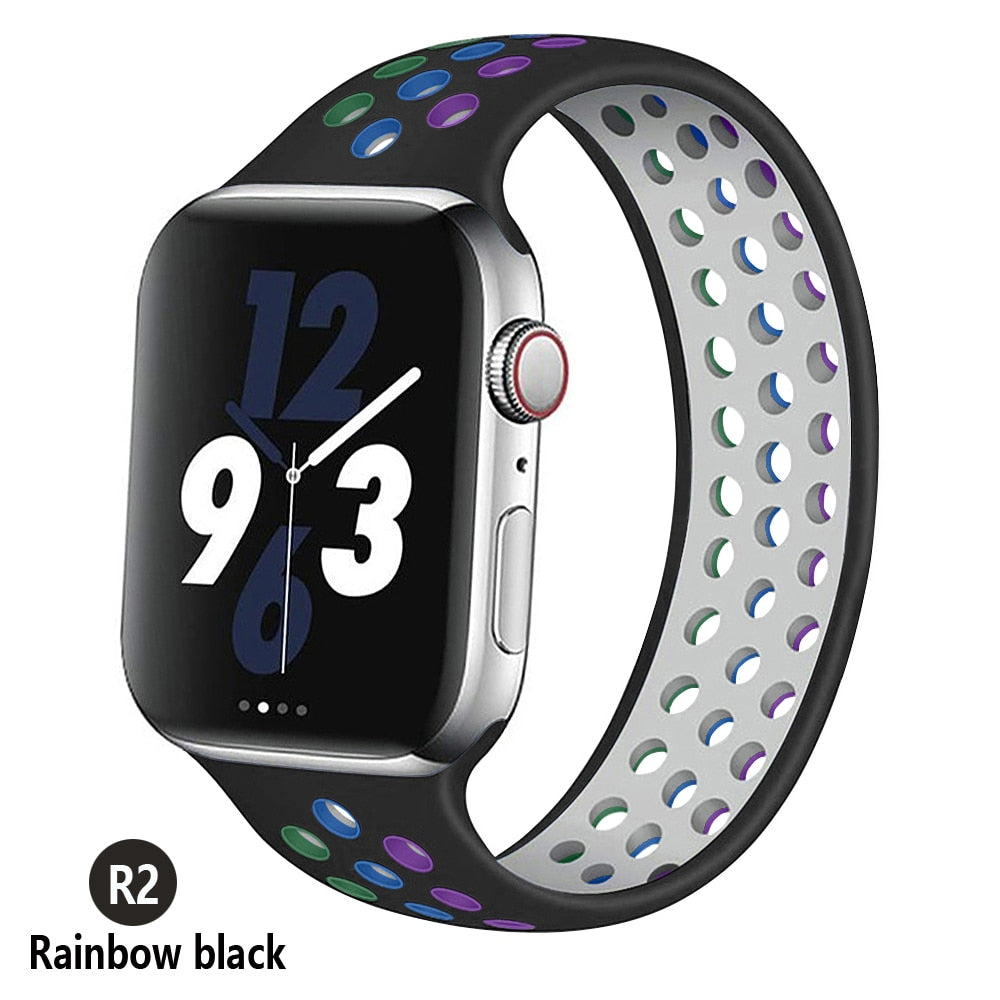 Elastic Solo Loop Watch Bands