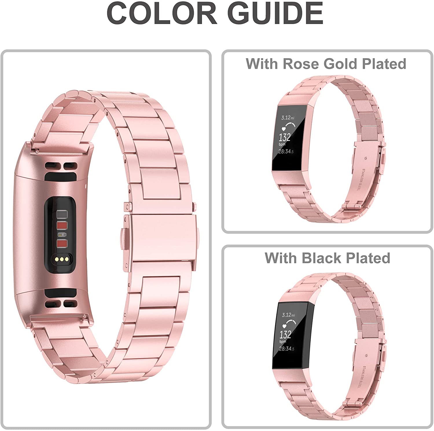 Premium Luxury Fitbit Charge Bracelet Straps