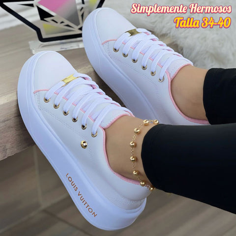 LOUIS VUITTON Zapatos Deportivos De Alta Calidad Para Mujer Tenis