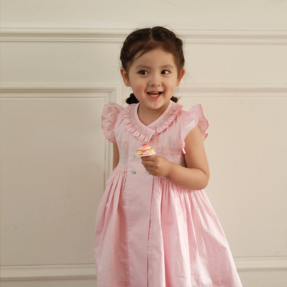 Smocked Cotton Dress