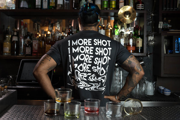 1 More Shot T-Shirt by Broken Bartender