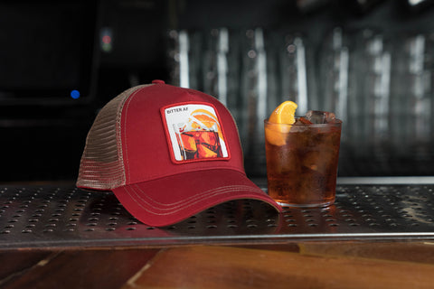 Bartender Negroni Trucker Hat by Broken Bartender