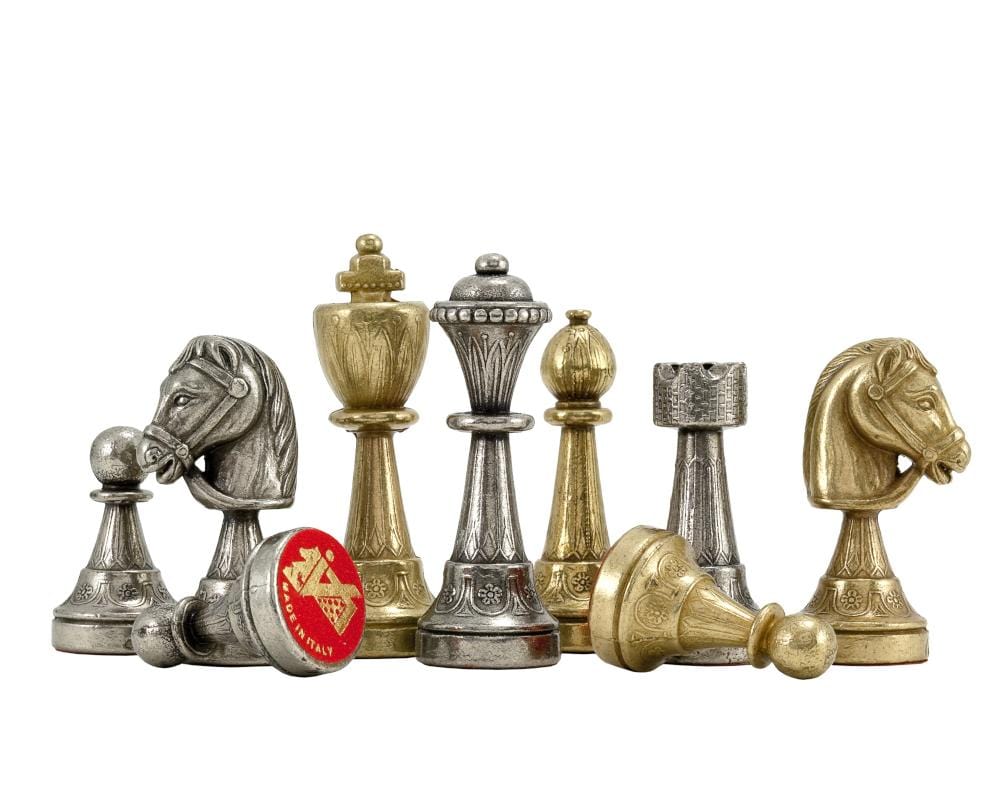 Staunton metalen schaakstukken – Master