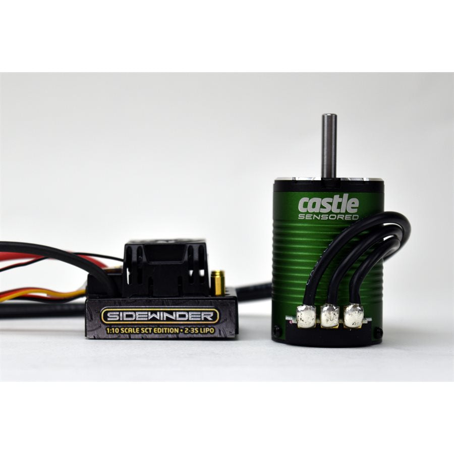 Castle Creations Sidewinder SCT Waterproof Combo Sensored 1410 Motor 3800Kv