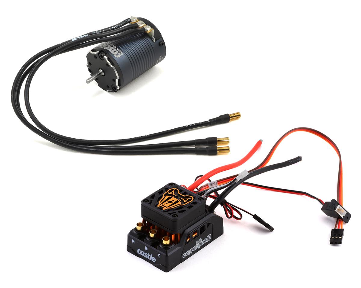 Castle Creations Copperhead 10 Waterproof 1/10 Sensored Combo Slate 2280Kv Crawler Edition