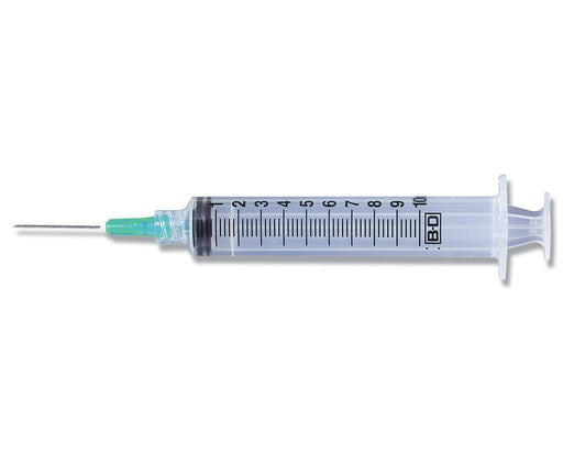 Eclipse 3mL Syringe with Safety Needle 25G 1 Inch BD 305787- Box/50