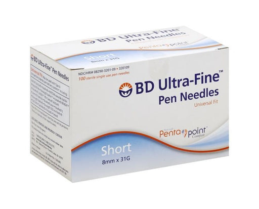 Bd Pen Needles Ultra Fine Universal Fit Short