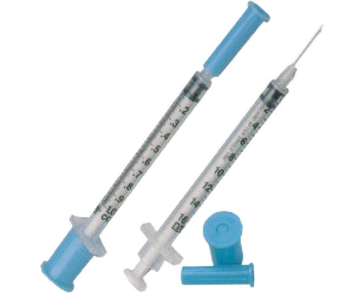 BD U-100 Syringes | 1 ml Syringe, 30 Gauge 1/2 inch Needle | Case of 500