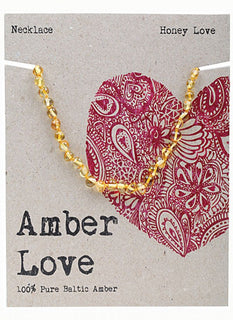 amber love necklaces