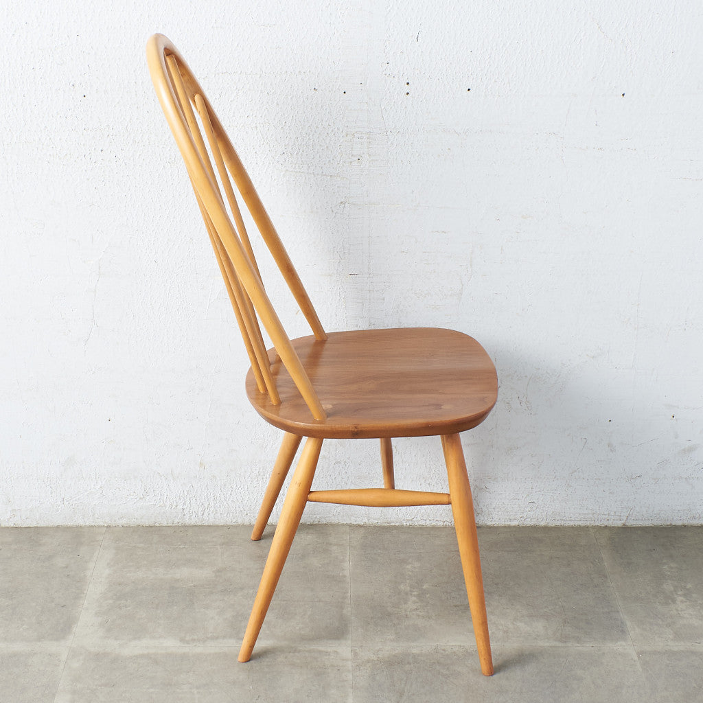 65802][アーコール ERCOL]ヴィンテージ クエーカーチェア / ブルー