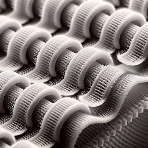 artistic close up of velcro
