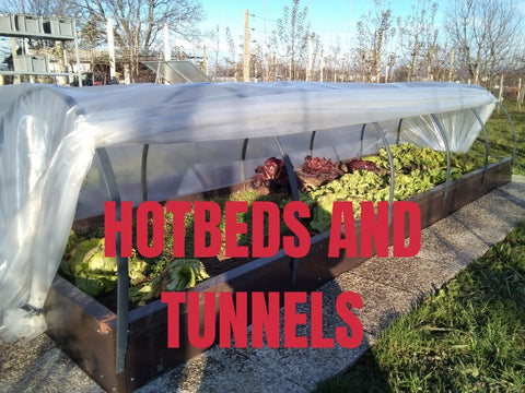 Hotbeds and tunnels for vegetables