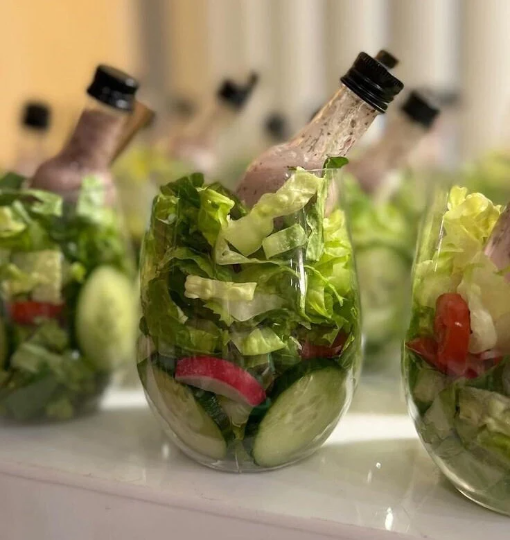 Individual Mini Salad Cups & Appetizer