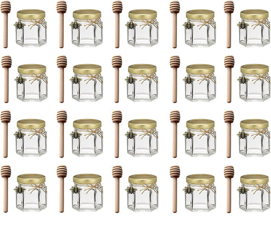 200ml Empty Candle Jars for Making, 7oz Small Glass with Cork Lids, Honey  PE Lids Wedding Favor, DIY Gift, Baby Shower, Spices