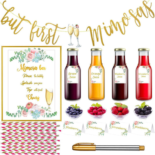 Mimosa Bar Decor Kit FULL Package Serving of 24 People CART ADD-ON
