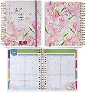 2025 Wire 18 Month Planner God Refreshes my Soul