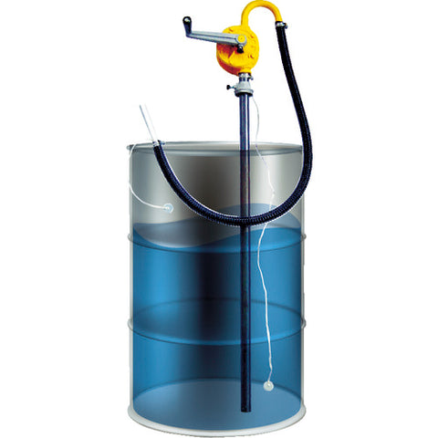 アクアシステム 吐出吸入兼用 エア式ドラムポンプ オイル・廃油 （切替
