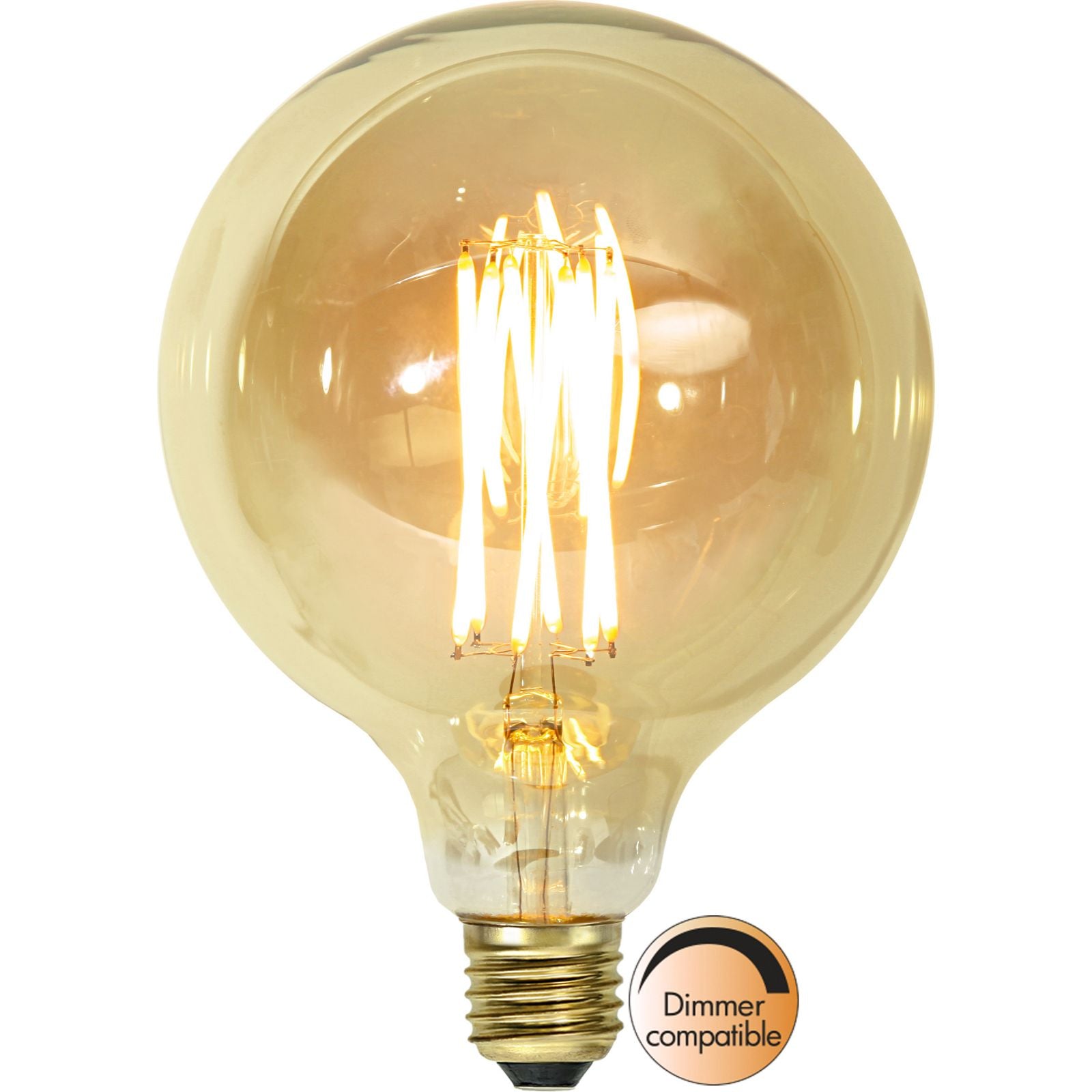 Star Trading - LED-lampa E27 G125 Vintage Gold - 3.7w - 1800K - Dimbar