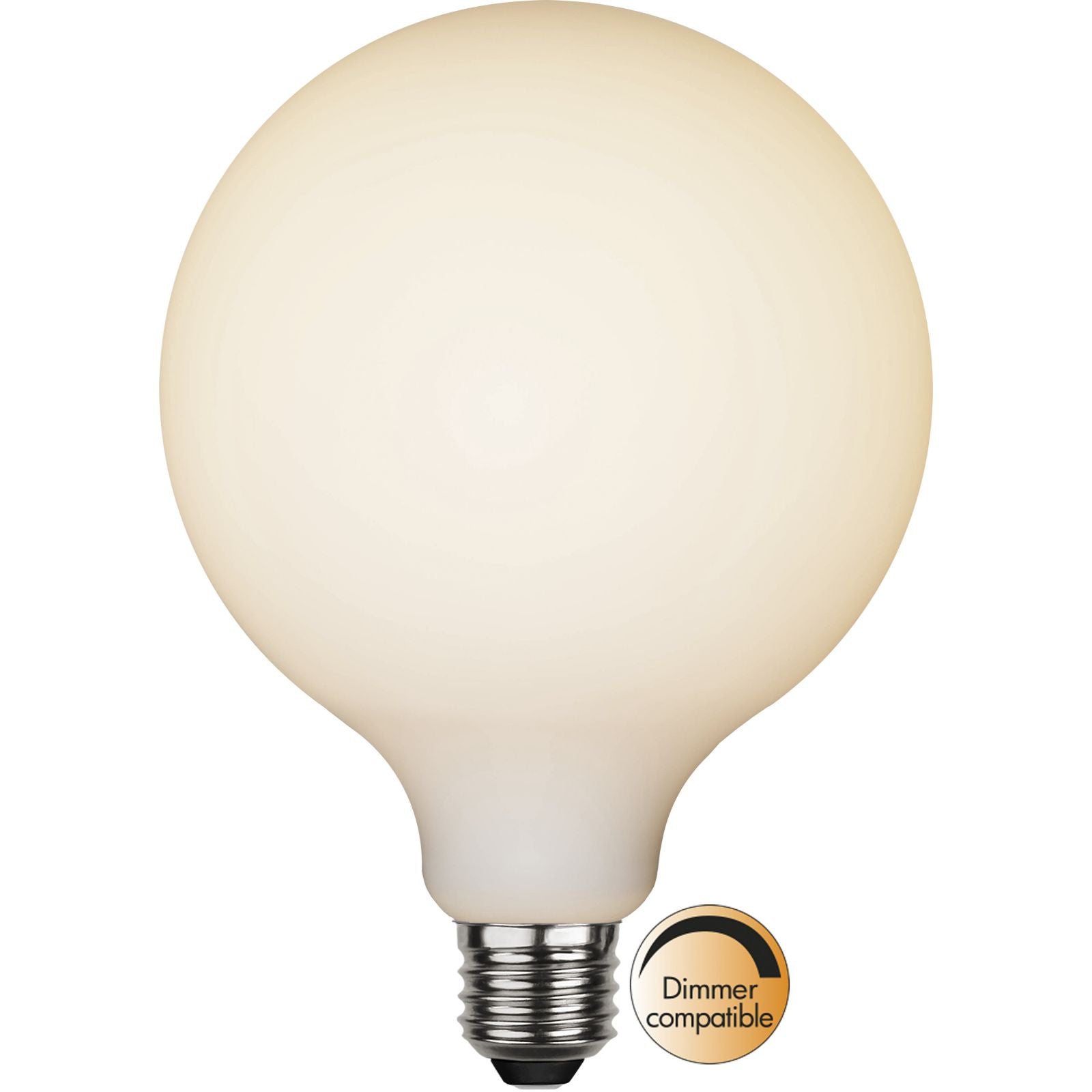 Star Trading - LED-lampa E27 G125 Opaque Double Coating - 5.0w - 2600K - Dimbar