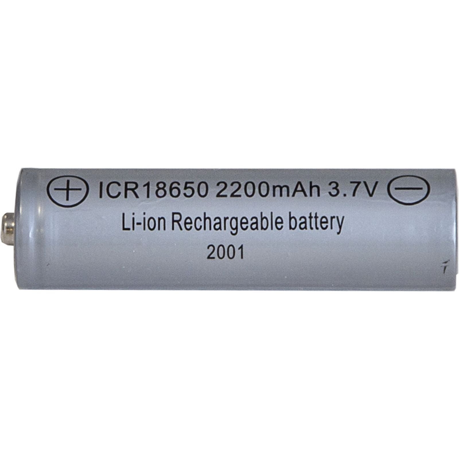 Star Trading - Solcellsbelysning - Laddbart Batteri 18650 3,7v 2200mah Li-ion - Blå - 6.7cm