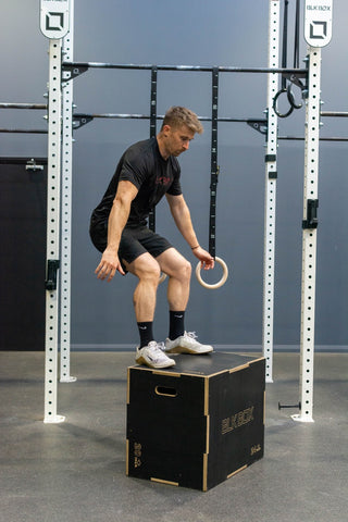 Soft plyo box in use