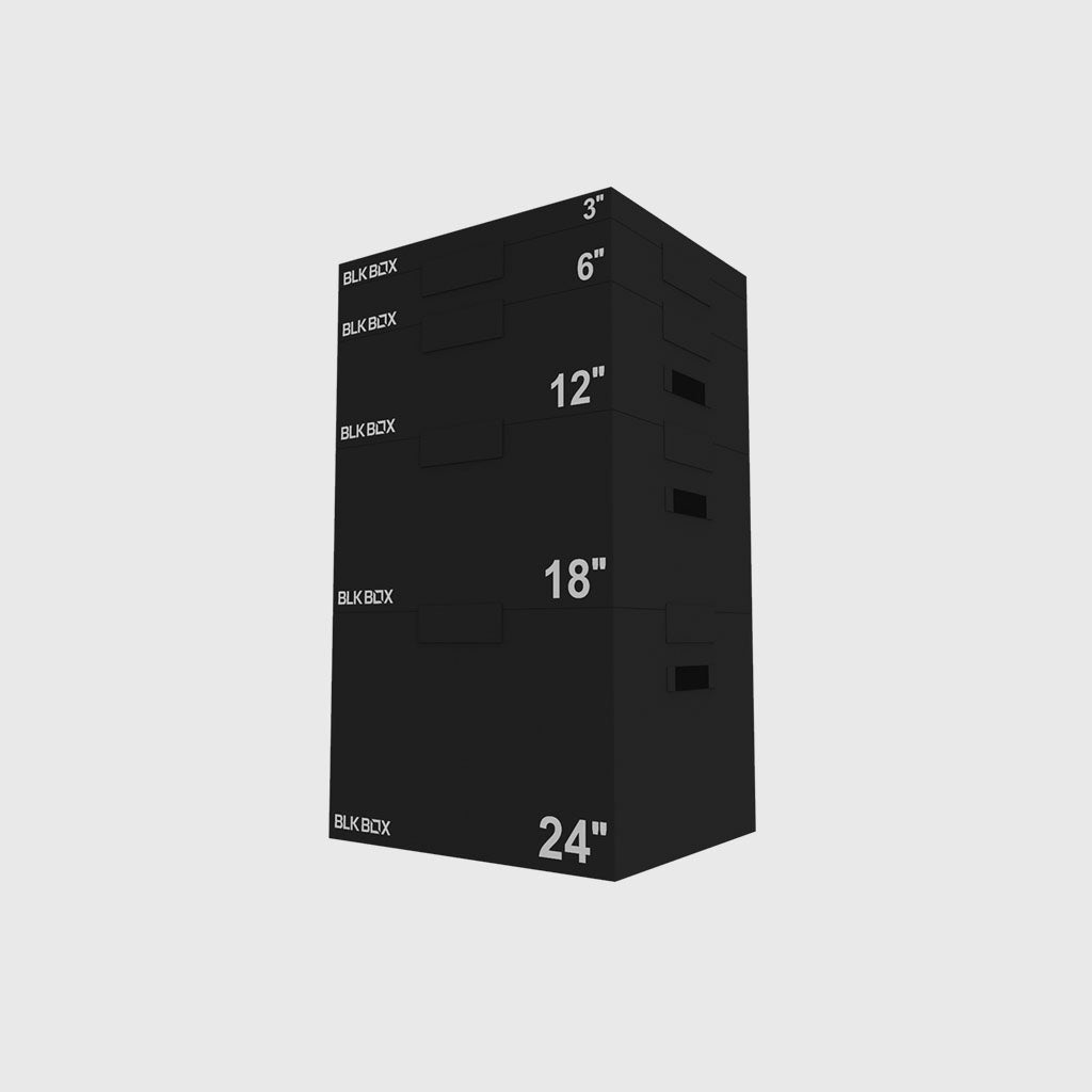 BLK BOX Stackable Soft Plyo Jump Box-uppsättning