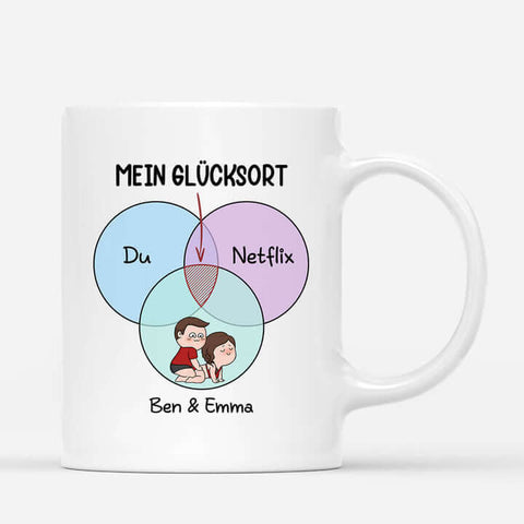 Stilvolle Geschenkidee Silberhochzeit Freunde personalisierte tasse[product]