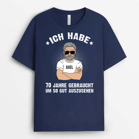 Stilvolles T-Shirt Selbst Gestalten Online Personalisiertes Um So Gut Auszusehen T-Shirt[product]