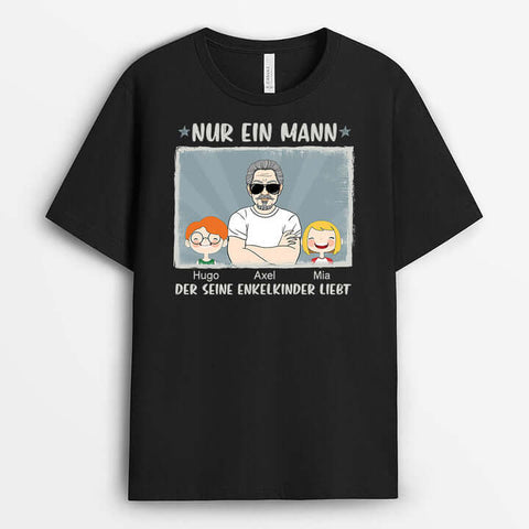 Angesagtes T-Shirt Selbst Gestalten Online Personalisiertes Nur Ein Mann Papa T-Shirt[product]