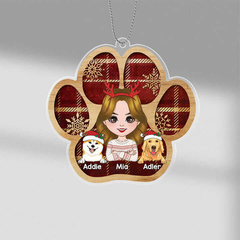 Vielseitige Kleine Geschenke Für Hundeliebhaber Personalisiertes Hundemama Hundepapa Weihnachten Ornament[product]