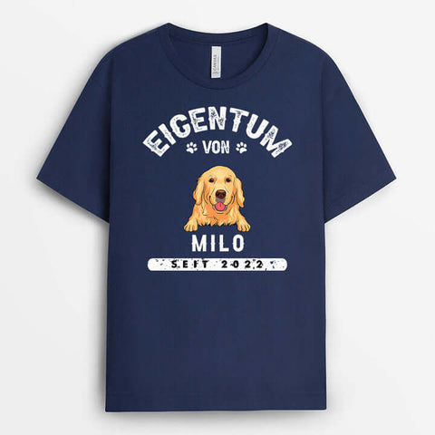 Stilvolle Kleine Geschenke Für Hundeliebhaber Personalisiertes Eigentum Von Hund T-Shirt[product]