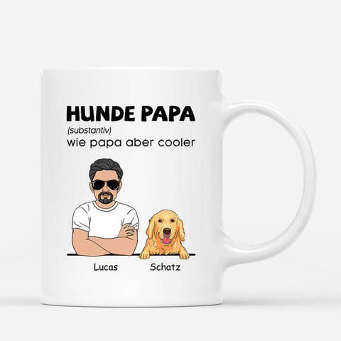 Individuelle Kleine Geschenke Für Hundeliebhaber Personalisierte Hundepapa Tasse[product]