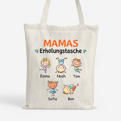 Liebevolle Geschenkidee Jungs 7 JahrePersonalisierte Mamas Erholungstasche Tragetasche[product]