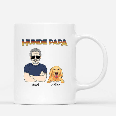 Hochwertige Kleine Geschenke Für Hundeliebhaber Personalisierte Cool Hunde Papa Tasse[product]