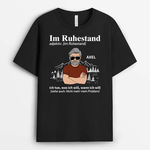 Originelle T-Shirt Verpacken Ideen ruhestand tshirt herren