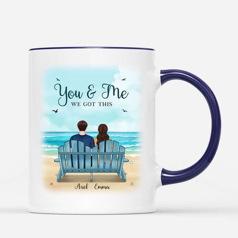 Exklusive Geschenkidee Jahrestag Freund Personalisierte Du & Ich Tasse[product]