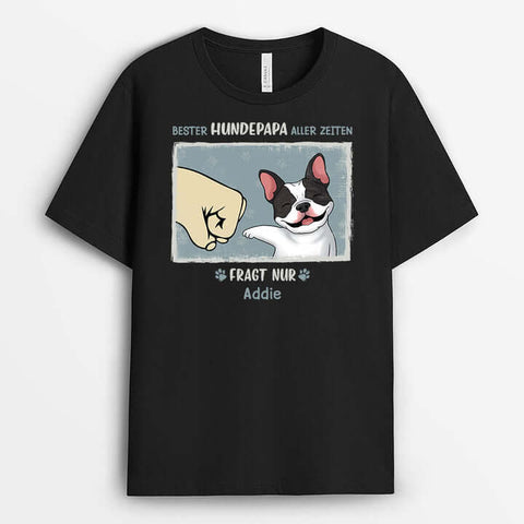 Entspannende Geschenkideen Für Hundebesitzer Personalisiertes Beste Hunde Eltern Aller Zeiten T-Shirt[product]