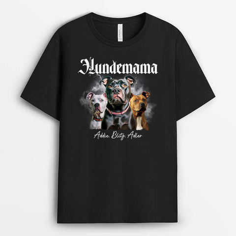 Originelle Kleine Geschenke Für Hundeliebhaber Personalisiertes Hundepapa Hundemama T-Shirt[product]