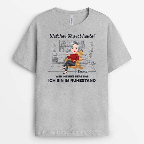 Hochwertig Wann Ist Muttertag 2024 Personalisiertes Welcher Tag Ist Heute T-Shirt[product]