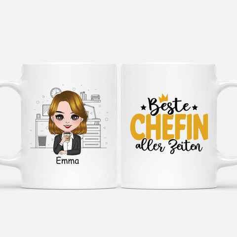 Personalisierte Bester Chef Aller Zeiten Tasse Kollegen lustige Tassen Sprüche Arbeit