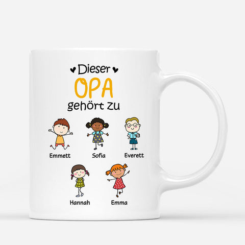 Personalisierte Dieser Opa Gehört Zu Tasse geschenk einschulung[product]